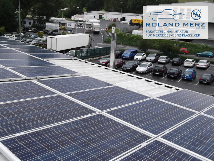 Photovoltaikanlage der Roland Merz Manufaktur